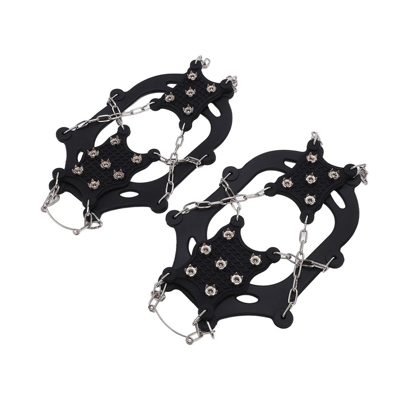 2pcs/set 12 Tooth Crampons Shoe Cover Rust Resistance Durable Outdoor