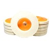 A'sTool Disc Sander Grinder Buff 10 Sheets 20 Replacement Wool