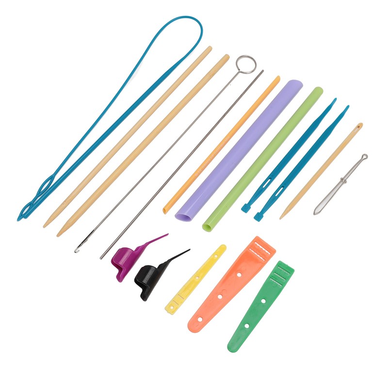 Quick Turn Fabric Set Adjustable Multifunctional Colorful Plastic Tube Turning
