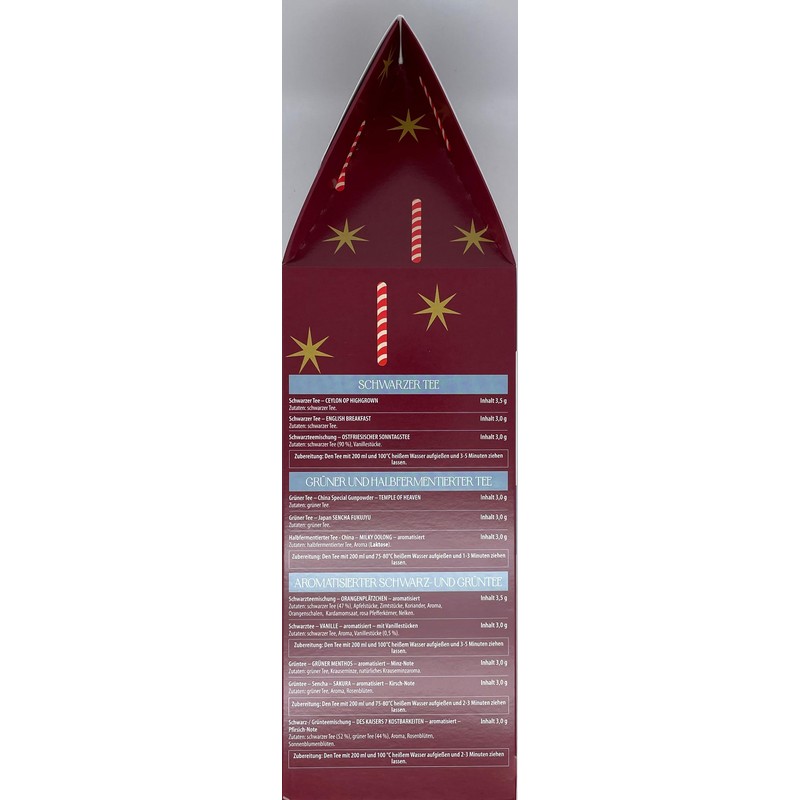 Tea Advent Calendar "Nutcracker"