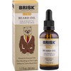 Brisk Beard Grooming Oil Liquid, Citrus for Beard Hair, 1.7