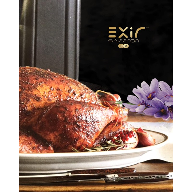 Exir, Saffron Threads, Premium Quality Spice for Paella, Risotto, Tea,