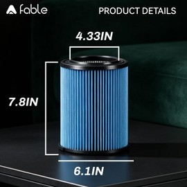 38751 Replacement Filter Fit for Craftsman CMXZVBE38751 Wet Dry Vac Filter for 5 to 20 Gallon shop vacuums, 2 Pack