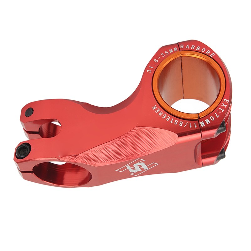 Bicycle Stem Bike Riser 70MM Ultra Light ‑17 Degree for