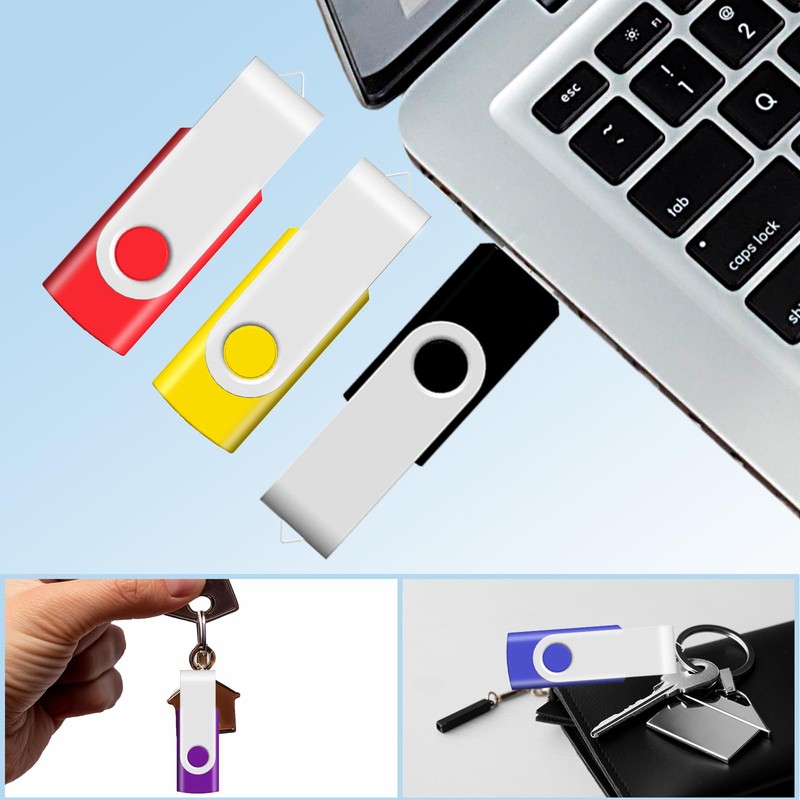 USB Stick 4GB Pack of 20 JBOS Flash Memory Stick