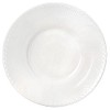 Royal Copenhagen 1061054 White Fluted Half Lace Deep Plate, Deep