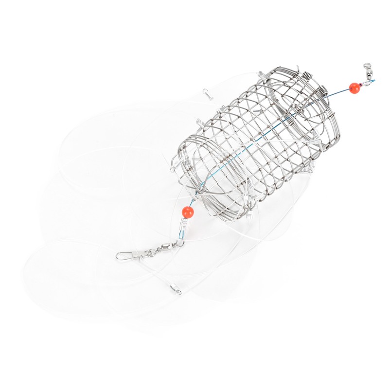 Crab Snares with 8 Loops Reusable Cylindrical Stainless Steel Wire