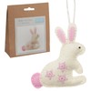 Trimits Felt Decoration Kits, 10.5 x 11.5cm, Bunny
