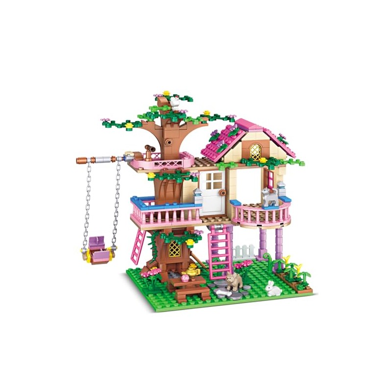 HSANHE Juego de construcción de casa de árbols (7652)