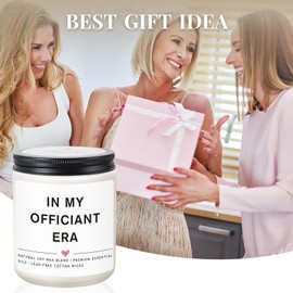 Wedding Officiant Gifts, Funny Scented Candle Gifts for Wedding Day, Officiant Proposal Gift - Thank You Presents for Best Officiator Ever- 7 oz