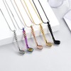 Golf Clubs Cremation Jewelry for Ashes,Funeral Keepsake Urn Pendant Ashes
