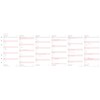 Chronoplan 50506 Calendar Insert 2026 (Year Plan Midi (96 x