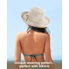 Zylioo XXL Roll Up Beach Sun Hats for Women, Oversize