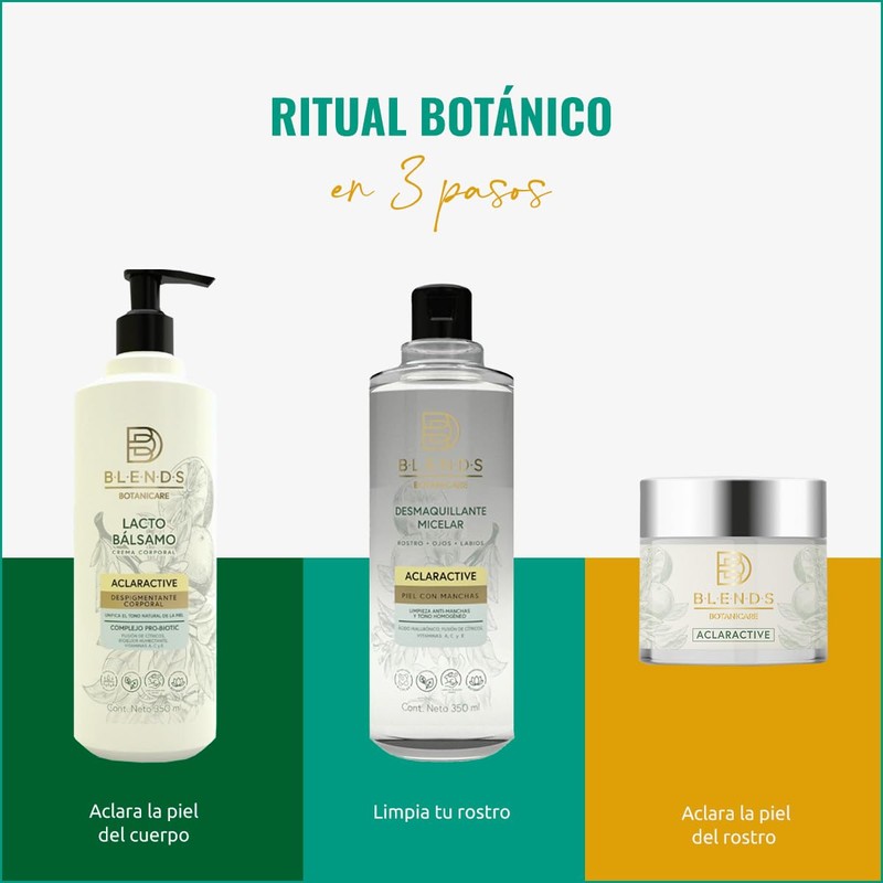 Crema Corporal Restaura Aclaractive Blends Botanicare 350ml