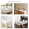 Homxi Rectangular Washable Tablecloth, 80 W x 120 L cm,