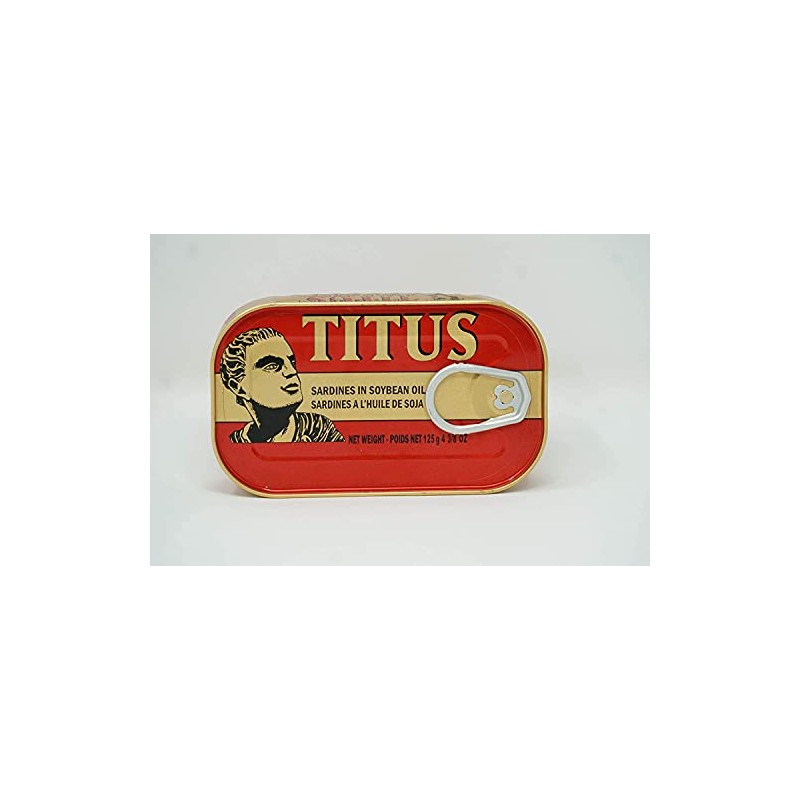 Titus Sardines in Vegetable Oil Pack Of 5 (5 x