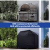 HAZBEN Perfect Grill Cover for Outdoor Grills Waterproof Rip-Proof Weather