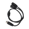 DIN 4PIN to 2DIN 4PIN Adapter Cable Professional Male to