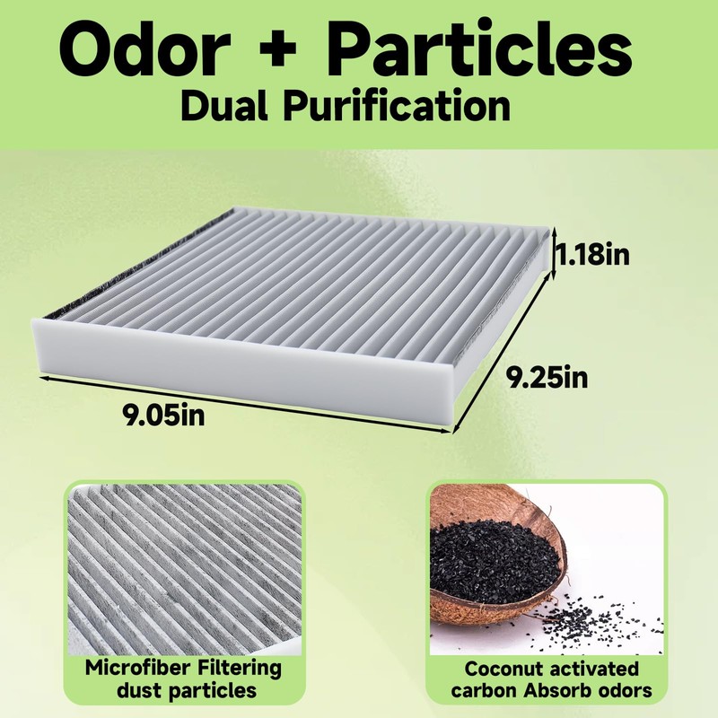 Cyanslen Engine & Cabin Air Filter Kit for CR-V CRV