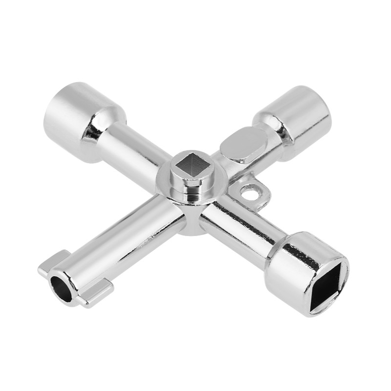 10pcs Multifunction Universal Control Cabinet Cross Key Wrenches Hand Tools