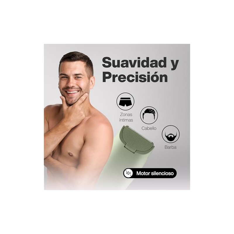 ZOMA | Rasuradora Eléctrica Hombre Corporal Íntima - Verde