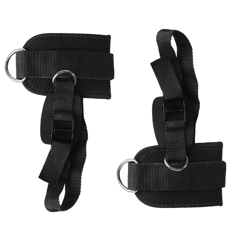Ankle Straps for Cable Machines Fitness Adjustable D Ring Ankle