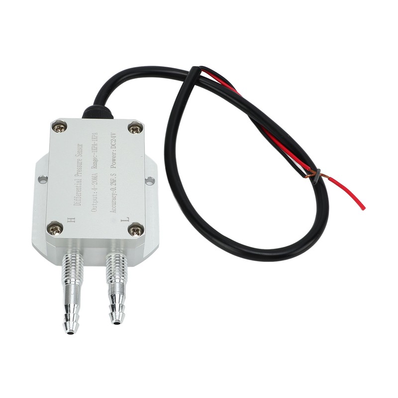 Wind Pressure Transmitter 4‑20mA Differential Pressure Sensor ‑1Kpa to +1Kpa