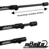 Angel-Berger Magic Baits Black Bankstick Rod Holder Various Lengths Aluminium