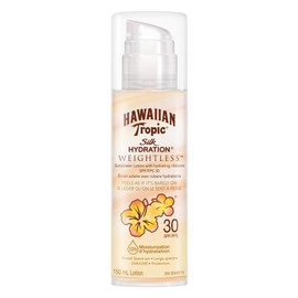 Hawaiian Tropic Silk Hydration Weightless Sunscreen Lotion with Air-Soft Texture, SPF30, 150 Milliliters