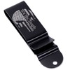 Universal Metal Belt Clips - (Black) - (w/Punisher Skull -