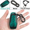 Kirsnda for Ford Key fob Cover,Texture case,with Keychain,Key Shell/Skin,5-Buttons fit