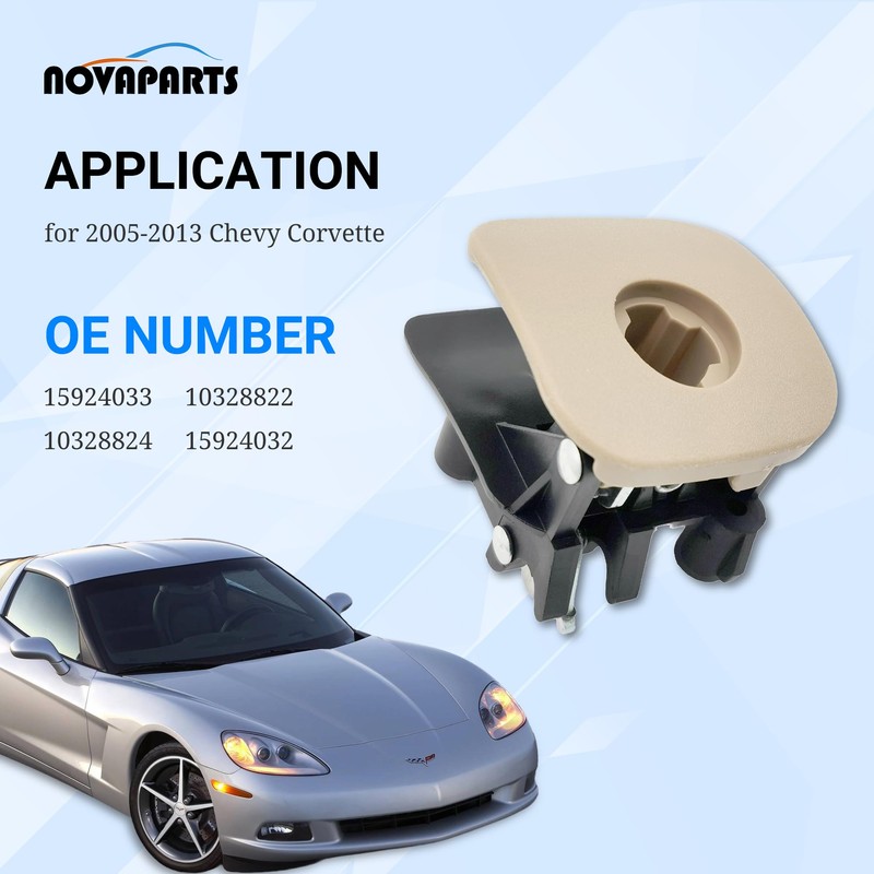 NOVAPARTS Beige Glove Box Compartment Latch Handle for 2005-2013 Chevy