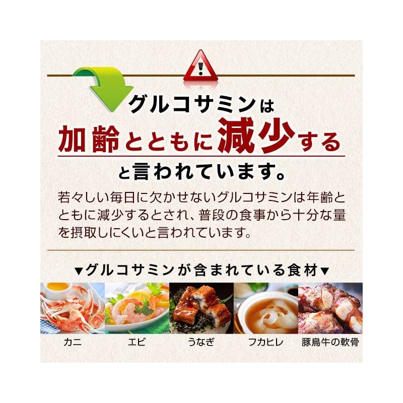 グルコサミン & コンドロイチン & コラーゲン (90粒/約1ヶ月分)