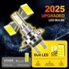 ROADSUN Upgraded 3570 CSP 6000K White LED Headlight Bulbs for