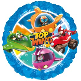 Combined Brands Top Wing Birthday Party Balloons (Blue Number 3)