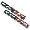 2 Pack 6.2L LS3 Badge 3D Adhesive Emblem Decal for