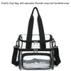 FlowFly Clear Bag Double Decker Lunch Bag for Stadium Events