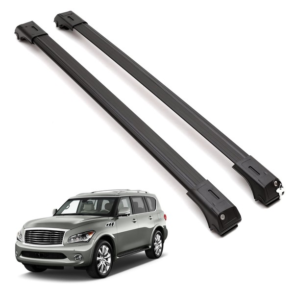 ERKUL Roof Rack Cross Bars for Infiniti QX56 2011-2013, QX80