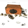 Jewelry Box Antique Lock Latch Hasp Hinges Handle Box Corner