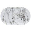 Marble Melamine Shatter Resistant Salad Appetizer Dessert Plate Set Carrera
