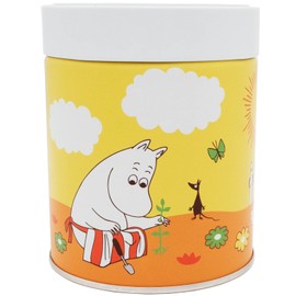Kozen Honten Moomin Seasoned Seaweed 8 Cuts, 48 Sheets, 2 Cans Set