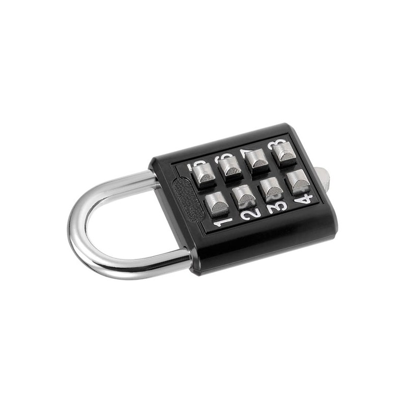 sourcing map 8-Digit Combination Padlock Push Button Lock for Locker