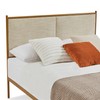 Dolonm Upholstered Full Size Platform Bed Frame, with Headboard and