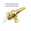 0386-0849 Nitrogen Flow Meter 1/4 Inch SAE Flare Inlet and