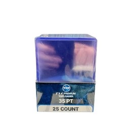 TFF Premium Trading Card Toploaders, 3x4 inch, 35pt Thickness, Pack of 25