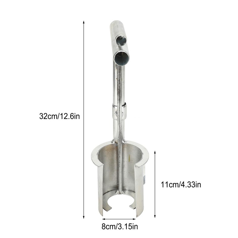 Sod Plugger Bulb Planter with 32cm Long Handle Alloy Bulb