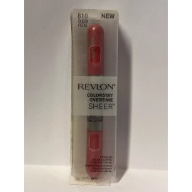 Revlon Colorstay Overtime Sheer Lipcolor & Shimmering Topcoat, 810 Sheer Petal
