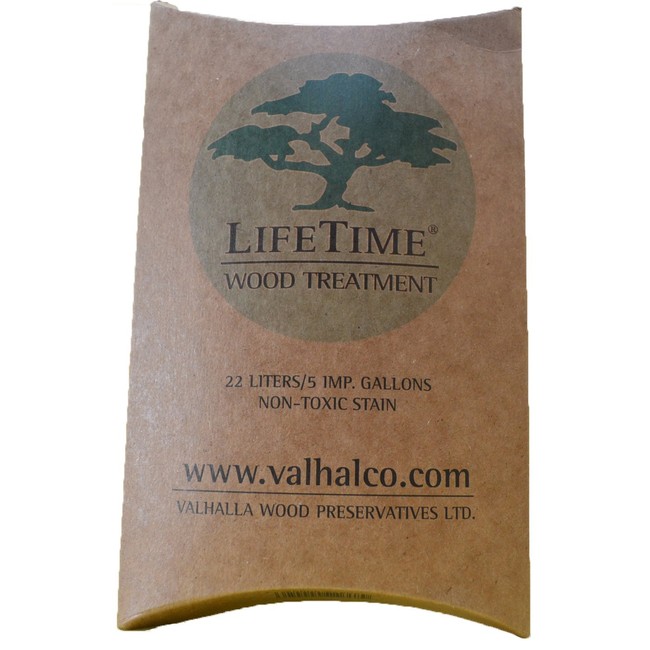 Valhalla Wood Preservatives 5-Gallon Eco Friendly Non Toxic Lifetime Wood Treatment Pouch