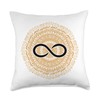 Infinity symbol Throw Pillow