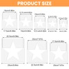 Large Star Stencil Set, 8 PCS Reusable Plastic Templates in